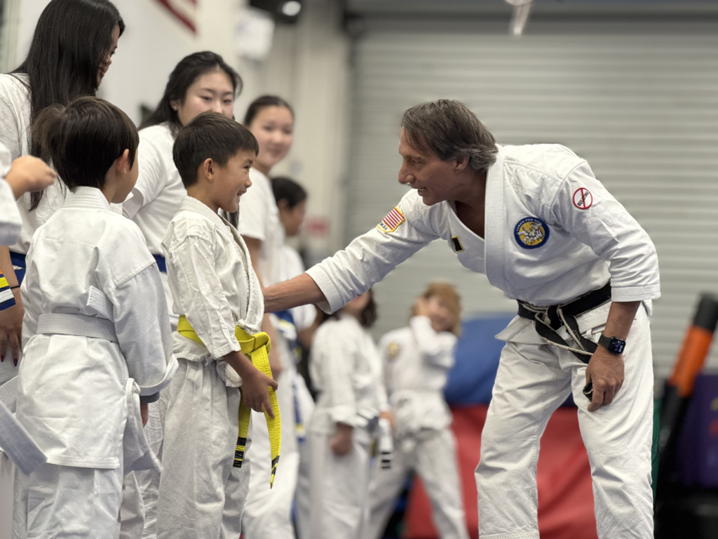 sensei encouraging student